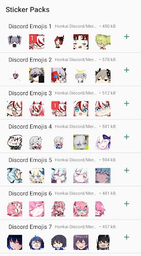 Honkai Whatsapp Stickers Capture d'écran 0