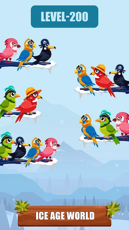 Bird Sort Color - Puzzle Games Captura de pantalla 0