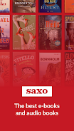 Saxo: Audiobooks & E-books Screenshot 0