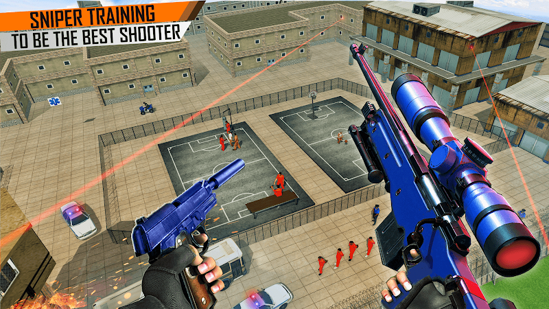 Schermata Prisoner Sniper Shooting 3D Gun Games 2