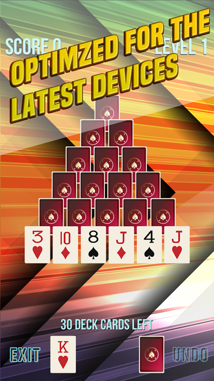 Pyramid Solitaire Supreme 螢幕截圖 0