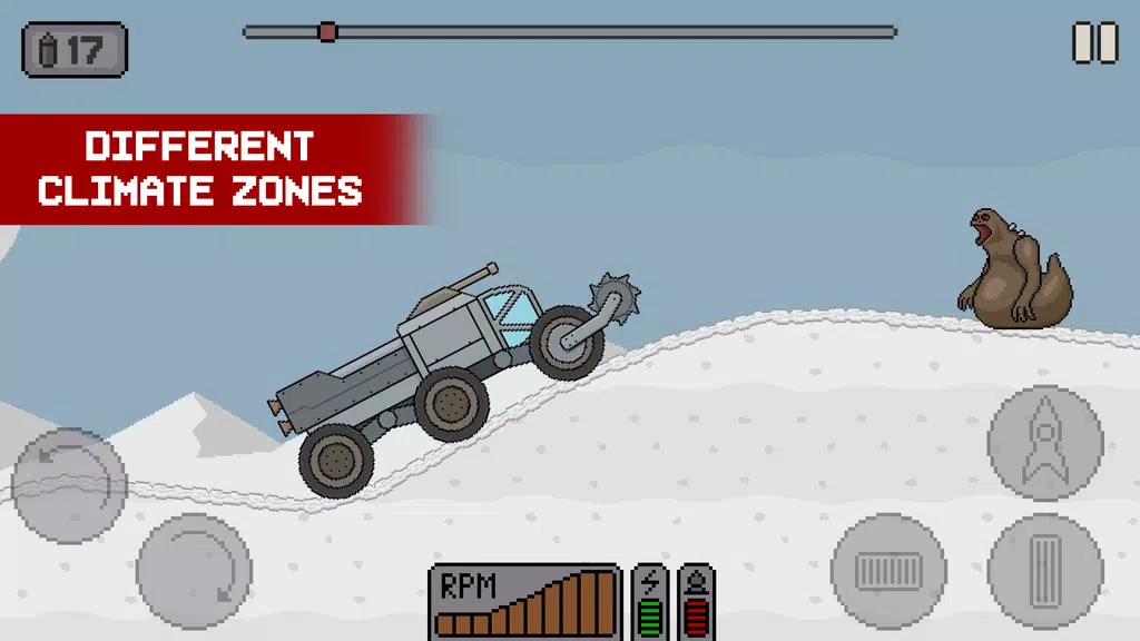 Death Rover: Space Zombie Race Tangkapan skrin 2