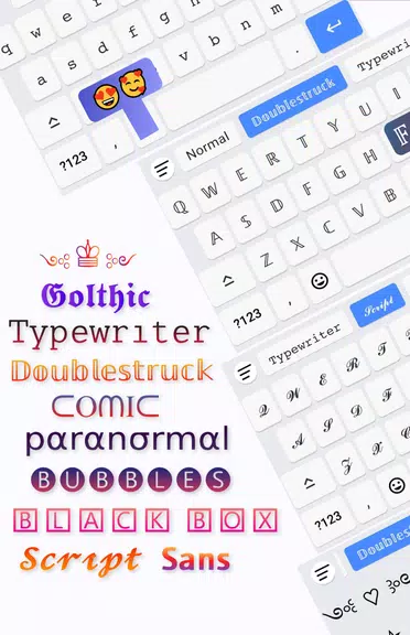 Fonts Aa - Keyboard Fonts Art Schermafbeelding 0