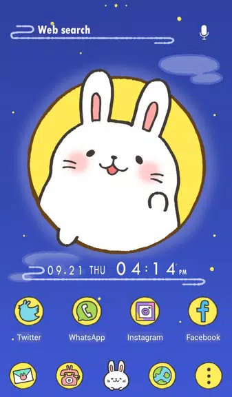 Moon Rabbit Theme应用截图第0张