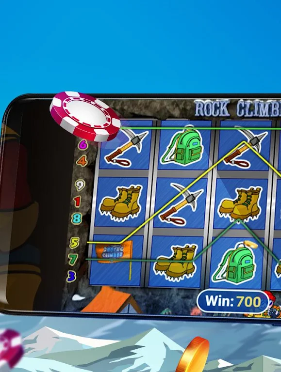 Schermata Rock Climber Free Casino Slot Machine 0