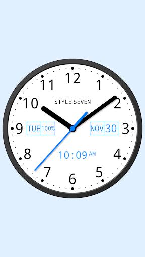 Light Analog Clock-7 Screenshot 1