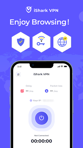 iSharkVPN - Secure & Super Vpn Скриншот 3