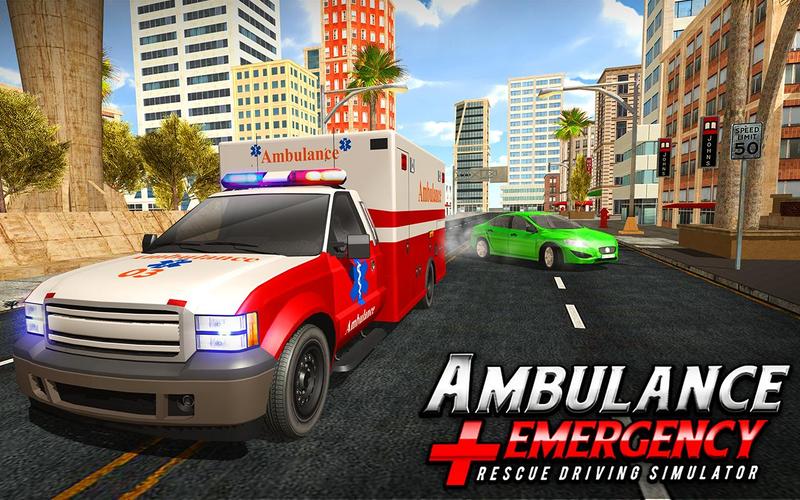911 Ambulance City Rescue Game 螢幕截圖 0