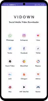 Video downloader - Vidown スクリーンショット 0