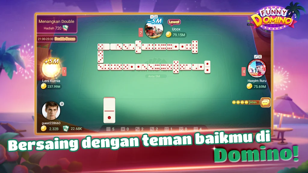 Funny Domino:Gaple QiuQiu স্ক্রিনশট 1