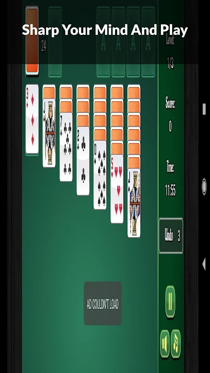 CLASSIC SOLITAIRE GAME -SIMPLE SOLITAIRE GAME EVER 스크린샷 1
