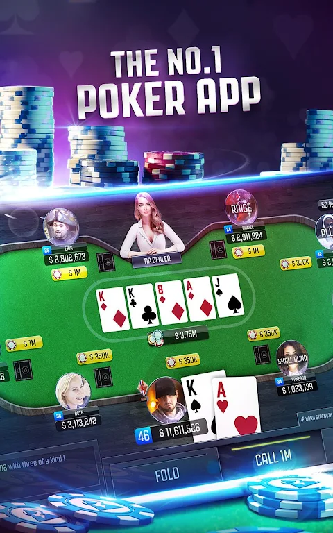 Poker Online: Texas Holdem Card Game Live FREE ဖန်သားပြင်ဓာတ်ပုံ 1