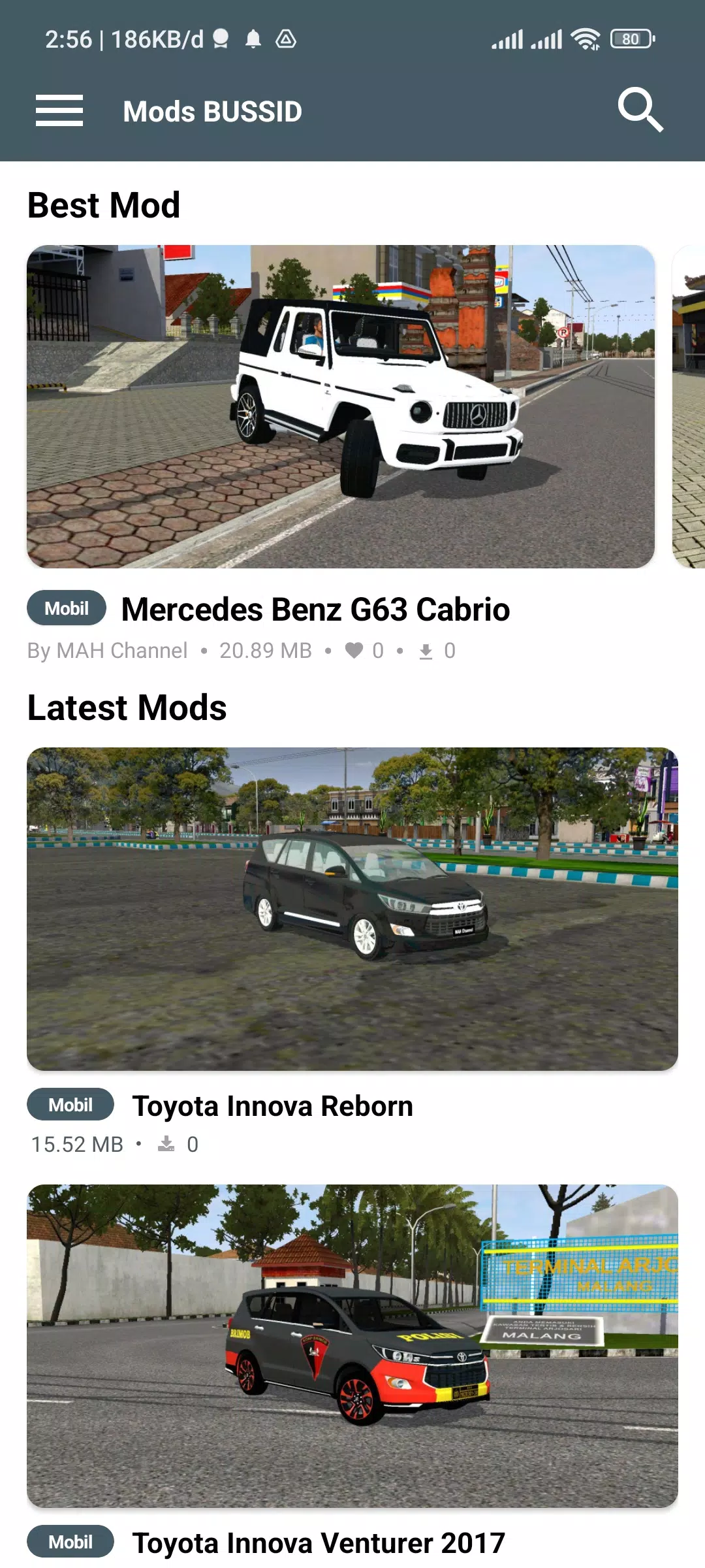 Mod Bussid Innova Travel 螢幕截圖 3
