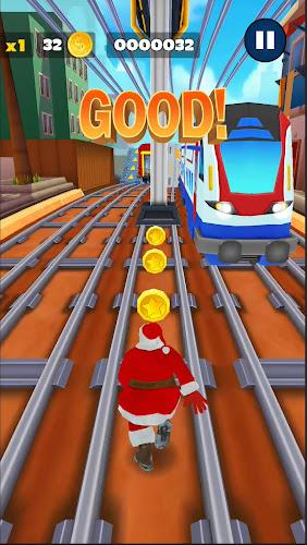 Subway Santa Claus Runner Xmas Screenshot 3