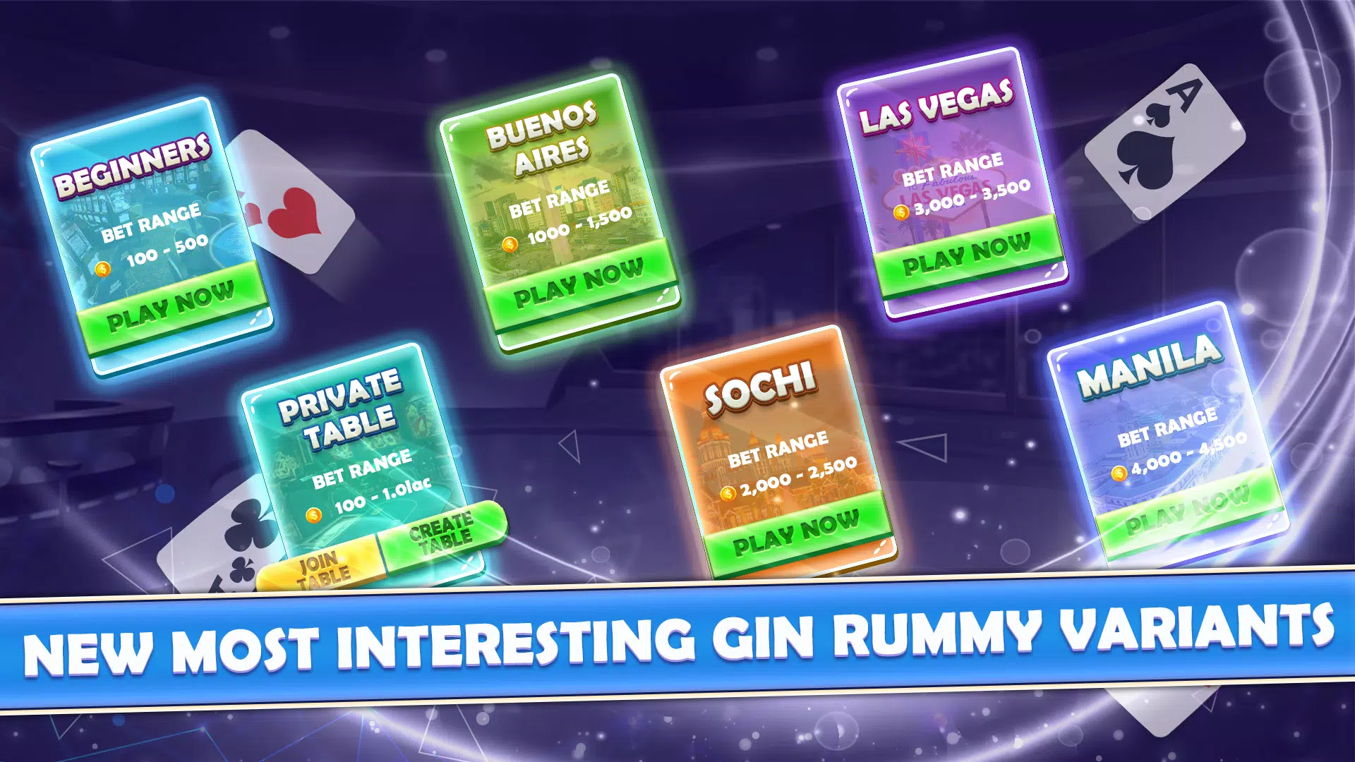 Gin Rummy Multiplayer スクリーンショット 1