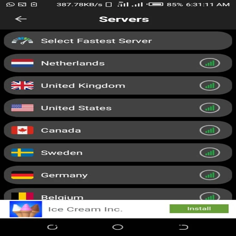 AFRICA VPN Screenshot 2