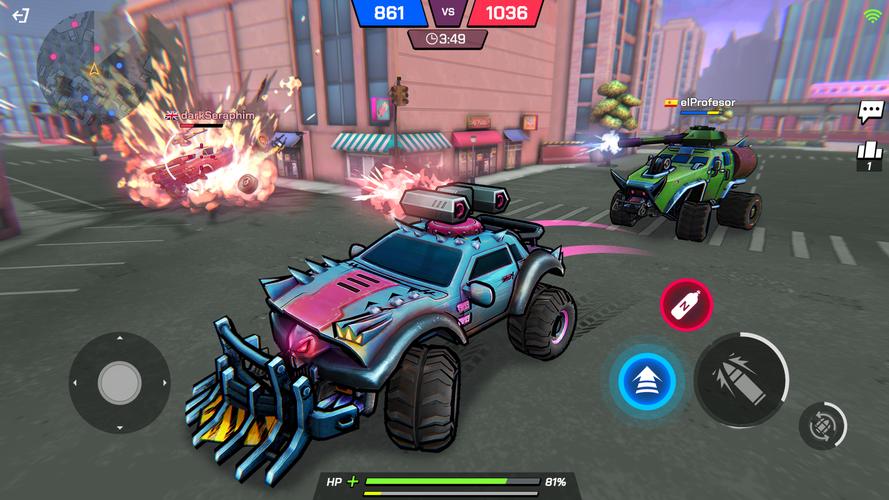 Battle Cars Capture d'écran 2