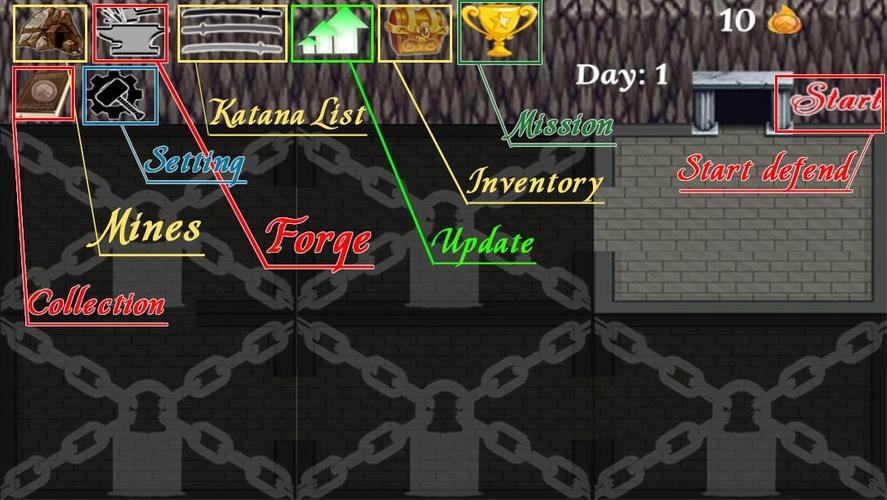 Cursed katana dungeon Скриншот 0