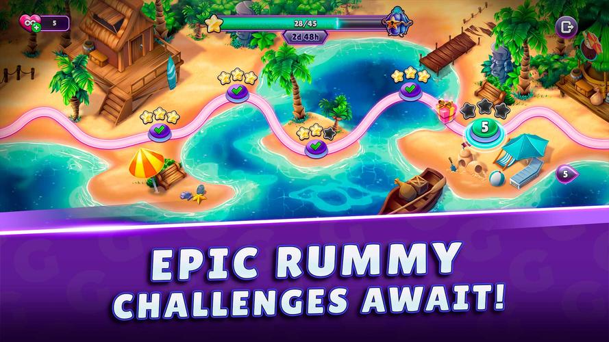 Gin Rummy Super - Card Game Captura de pantalla 0