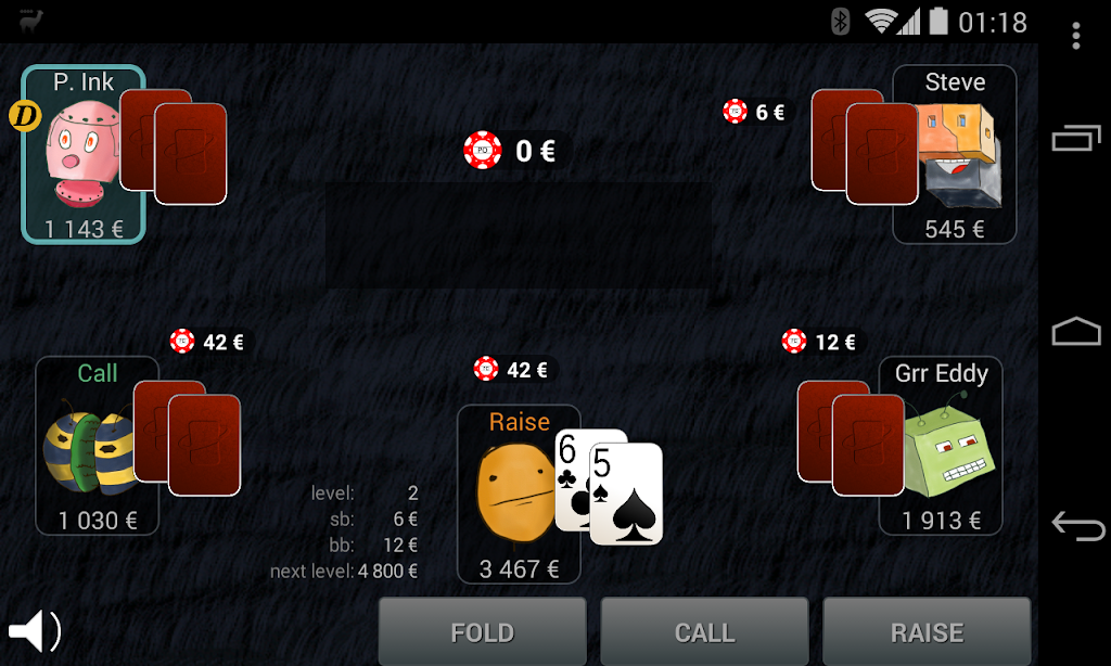 Bots Don't Bluff Offline Poker ဖန်သားပြင်ဓာတ်ပုံ 1