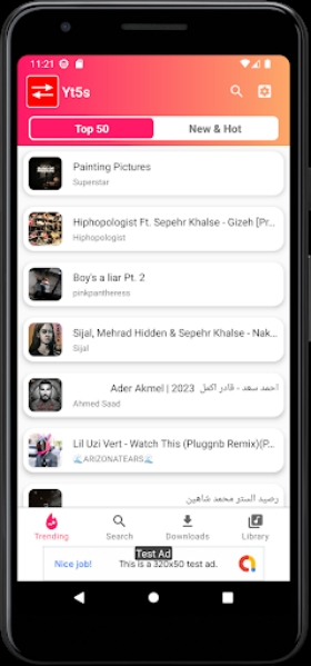 Yt5s.io Music Downloader 螢幕截圖 1