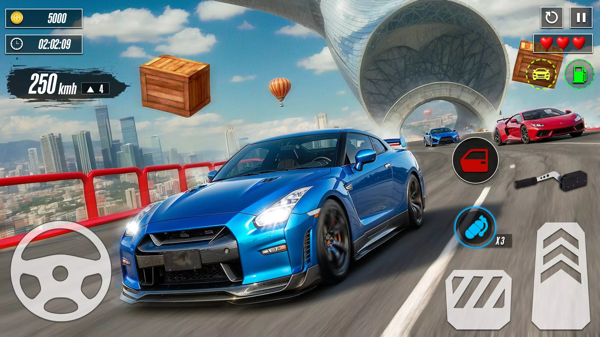Mega Ramp Stunt: GT Car Racing 螢幕截圖 2