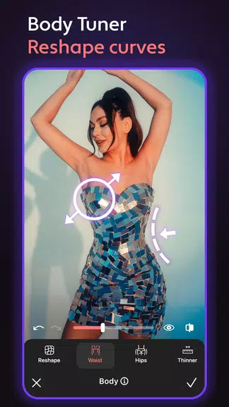 Cosmo Hair Editor, Face Filter Captura de tela 3