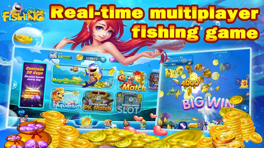 Fishing Online: Classic fish machine, free game Tangkapan skrin 1