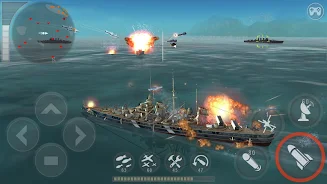 WARSHIP BATTLE:3D World War II 螢幕截圖 1