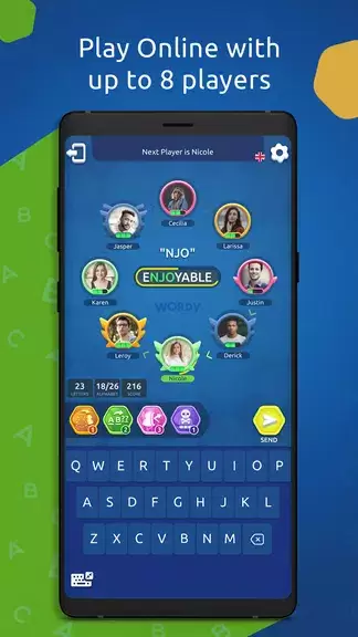 Wordy - Multiplayer Word Game স্ক্রিনশট 0