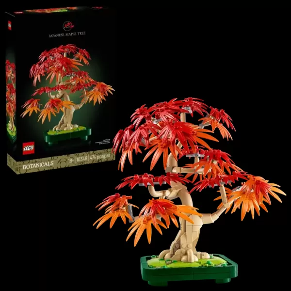 LEGO Botanicals Jepun Pokok Bonsai Maple Red